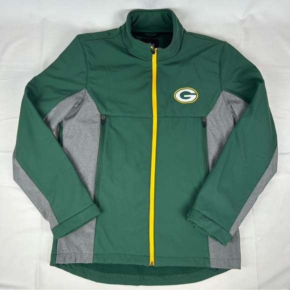 *NEW* NFL Green Bay Packers Fleece-Lined Windbreaker Jacket Men's Small